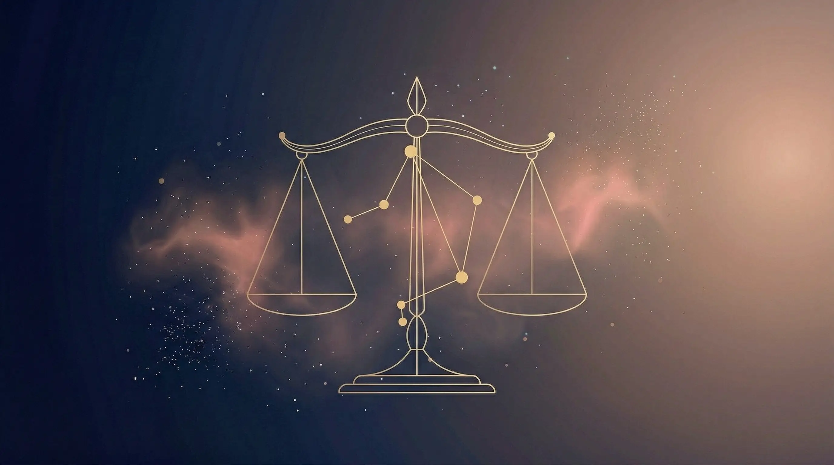 Libra zodiac sign illustration