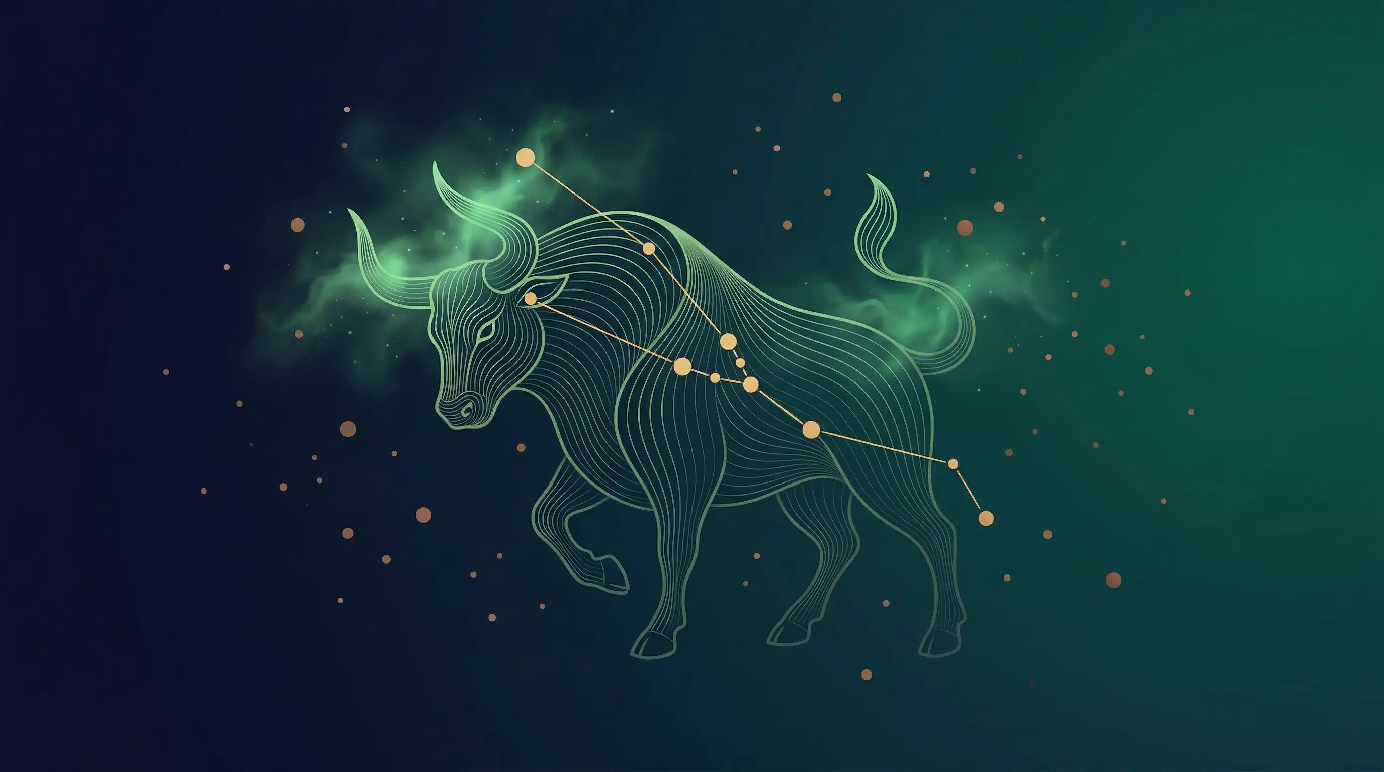 Taurus zodiac sign illustration